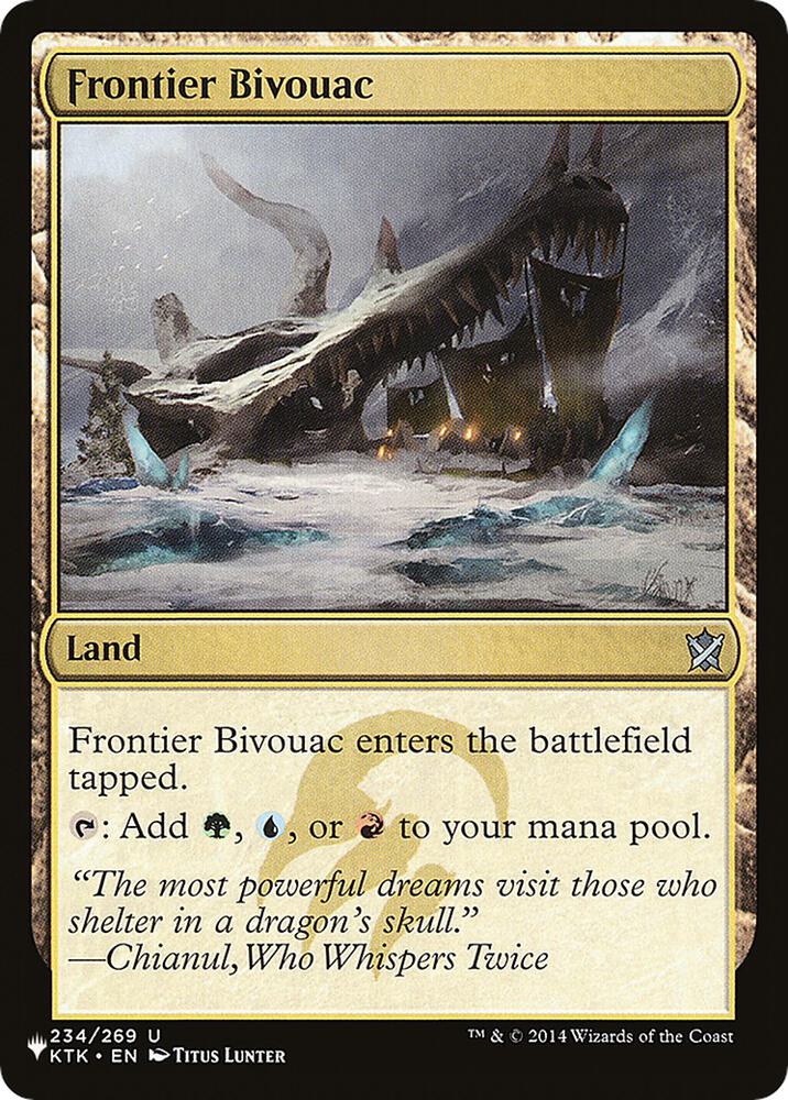 Frontier Bivouac (KTK) (234) [The List]