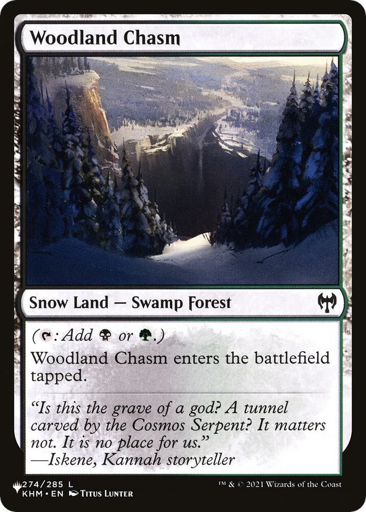 Woodland Chasm (274) [The List]