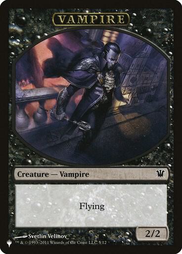 Vampire // Ape Double-sided Token (5 // 10) [The List]