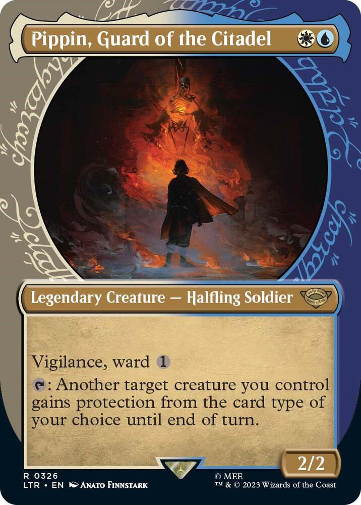 Pippin, Guard of the Citadel (Showcase) (326) [The Lord of the Rings: Tales of Middle-earth] [Showcase, Borderless]
