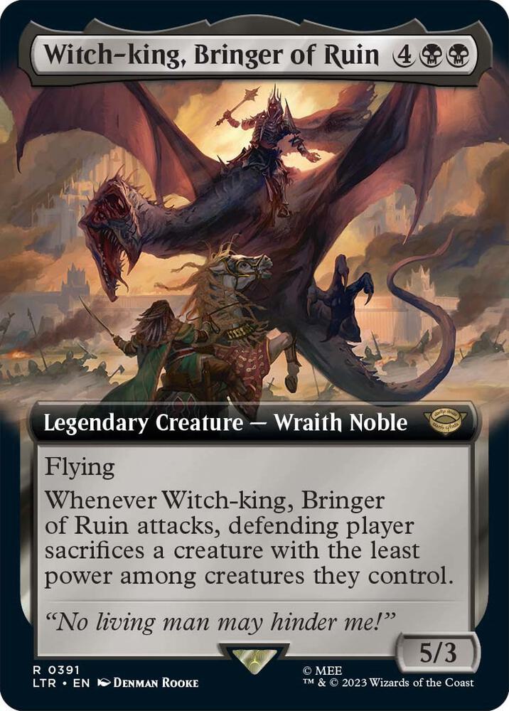 Witch-king, Bringer of Ruin (Extended Art) (391) [The Lord of the Rings: Tales of Middle-earth] [Extended Art]