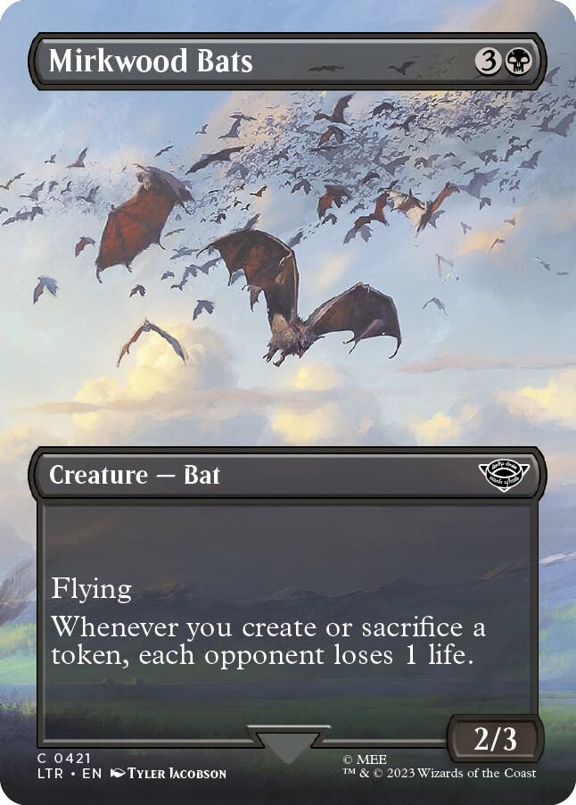 Mirkwood Bats (Borderless) (421) [The Lord of the Rings: Tales of Middle-earth] [Borderless]