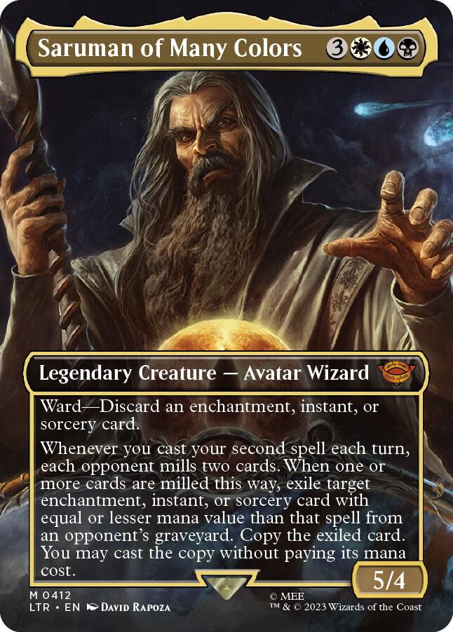 Saruman of Many Colors (Borderless) (412) [The Lord of the Rings: Tales of Middle-earth] [Borderless]