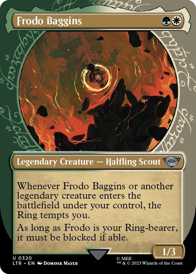 Frodo Baggins (Showcase) (320) [The Lord of the Rings: Tales of Middle-earth] [Showcase, Borderless]