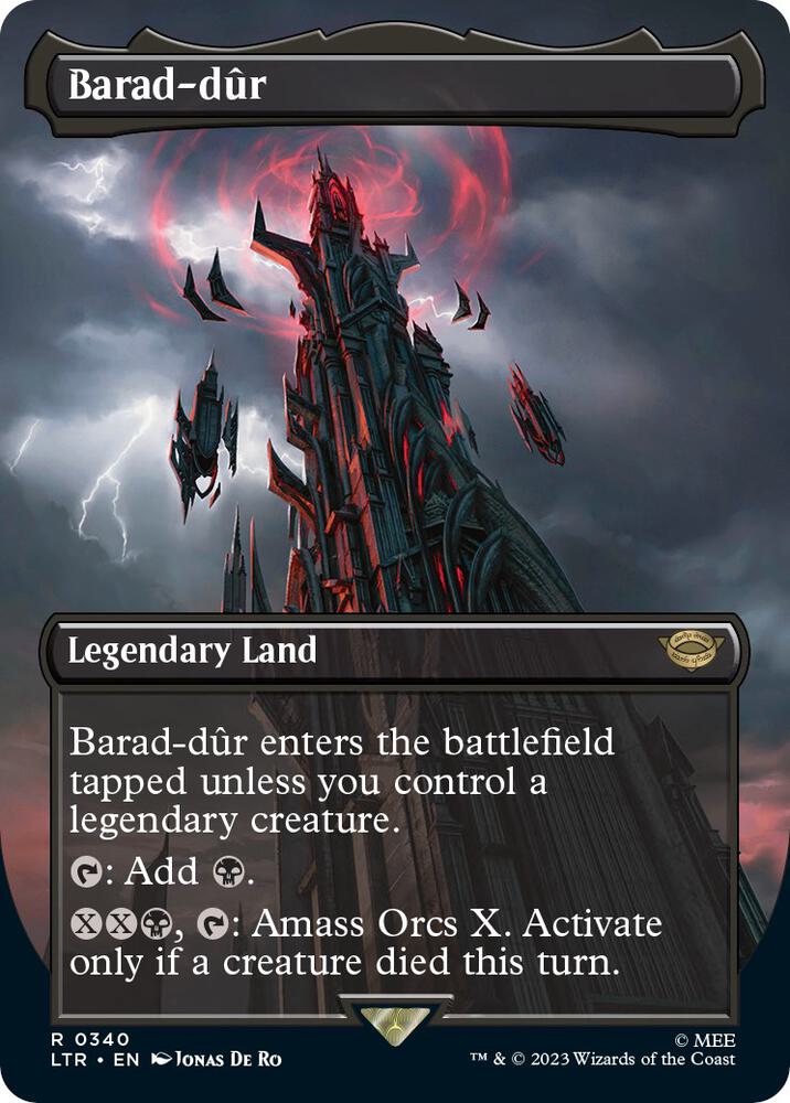 Barad-dur (0340) (Borderless) [The Lord of the Rings: Tales of Middle-earth] [Borderless]