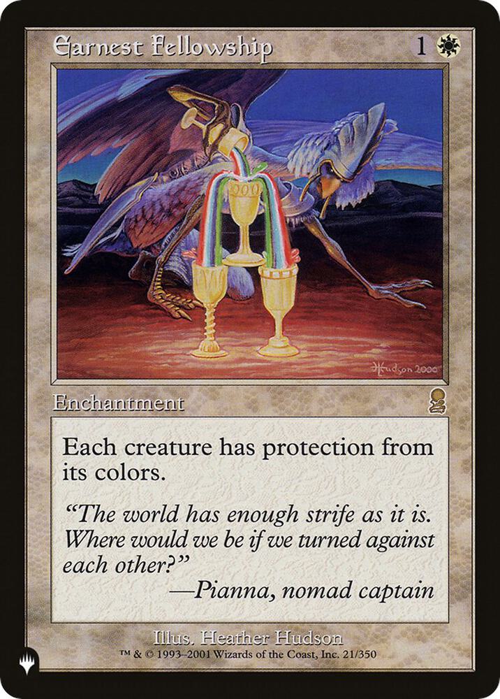 Earnest Fellowship (21/350) [The List]