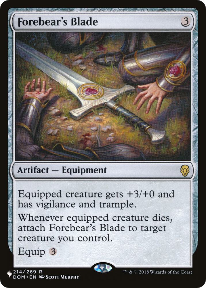 Forebear's Blade (214/269) [The List]