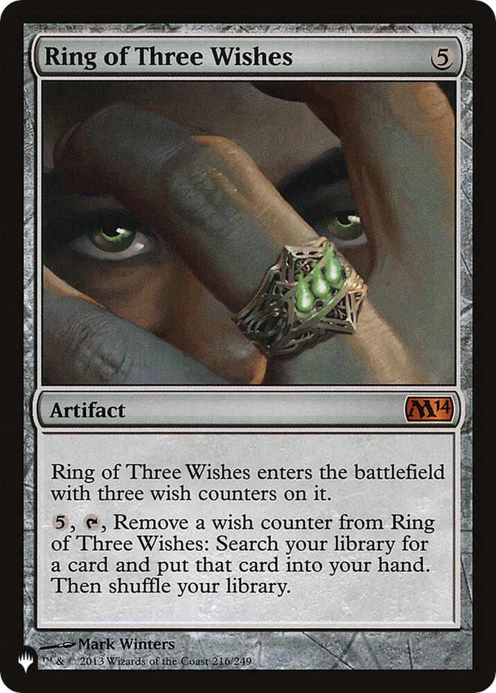 Ring of Three Wishes (216/249) [The List]