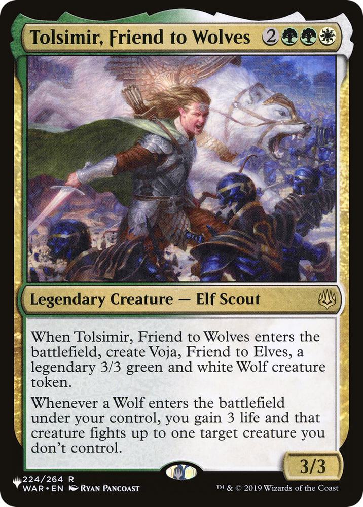 Tolsimir, Friend to Wolves (224/264) [The List]