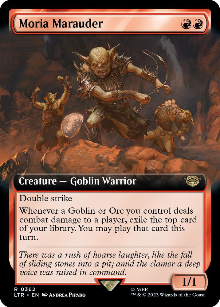 Moria Marauder (Extended Art) (362) [The Lord of the Rings: Tales of Middle-earth] [Extended Art]