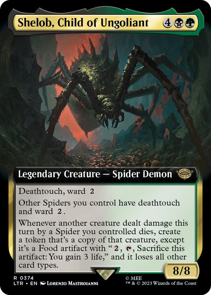 Shelob, Child of Ungoliant (Extended Art) (374) [The Lord of the Rings: Tales of Middle-earth] [Extended Art]