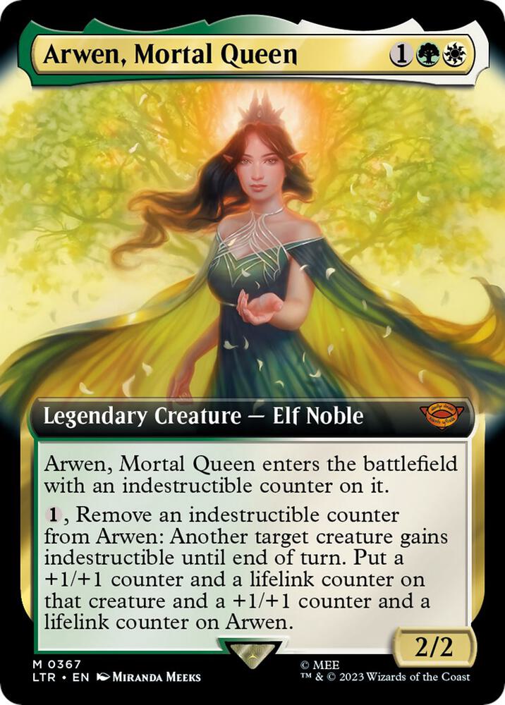 Arwen, Mortal Queen (Extended Art) (367) [The Lord of the Rings: Tales of Middle-earth] [Extended Art]