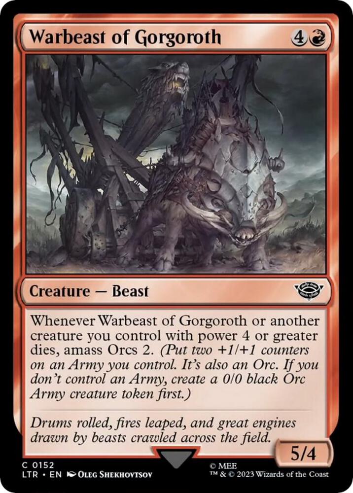 Warbeast of Gorgoroth (152) [The Lord of the Rings: Tales of Middle-earth]