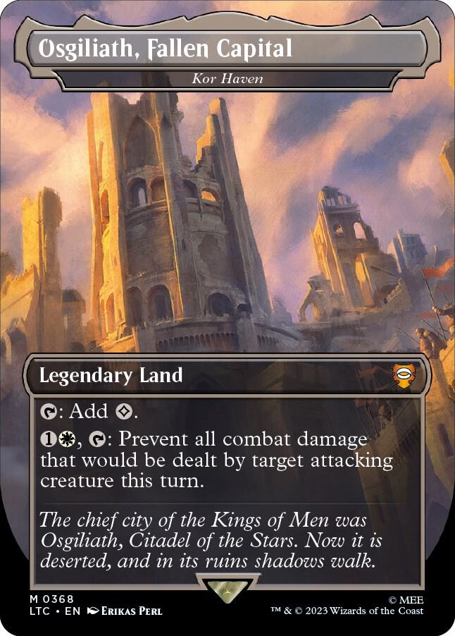 Osgiliath, Fallen Capital - Kor Haven (Borderless) (368) [Tales of Middle-earth Commander] [Borderless]