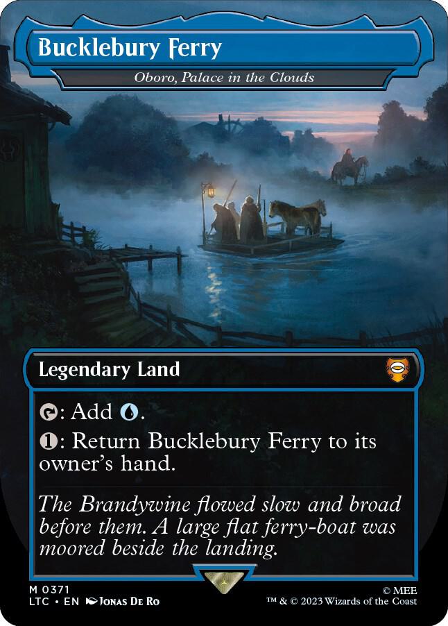 Bucklebury Ferry - Oboro, Palace in the Clouds (Borderless) (371) [Tales of Middle-earth Commander] [Borderless]