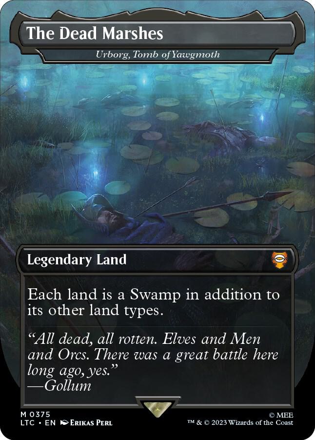 The Dead Marshes - Urborg, Tomb of Yawgmoth (Borderless) (375) [Tales of Middle-earth Commander] [Borderless]