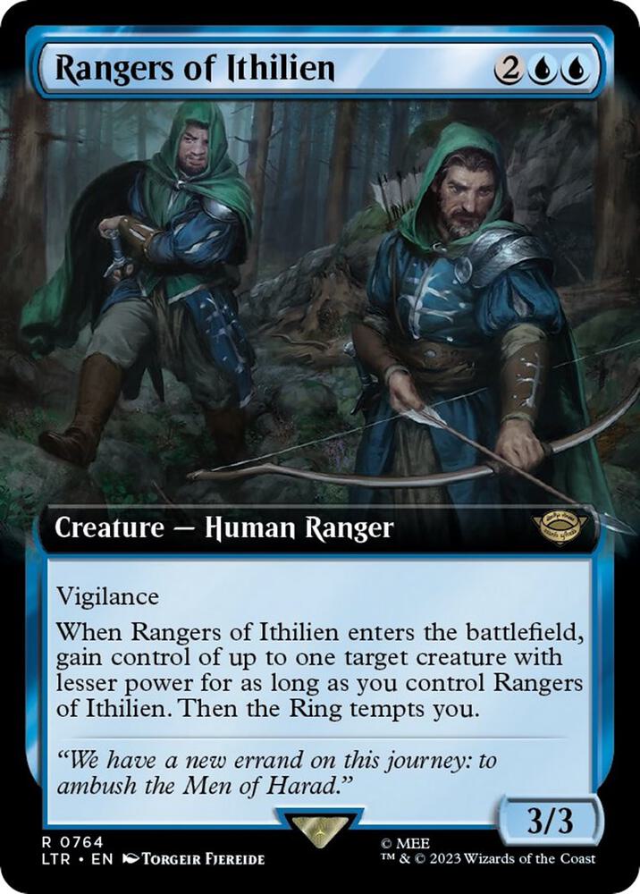 Rangers of Ithilien (Extended Art) (Surge Foil) (764) [The Lord of the Rings: Tales of Middle-earth] [Extended Art]