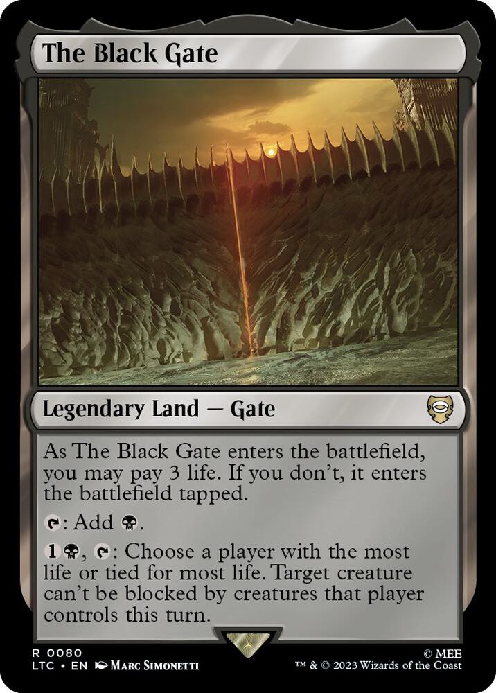 The Black Gate (80) [Tales of Middle-earth Commander]