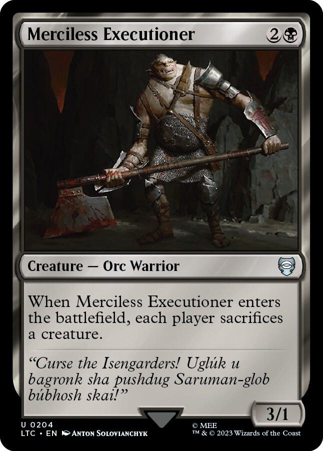 Merciless Executioner (204) [Tales of Middle-earth Commander]