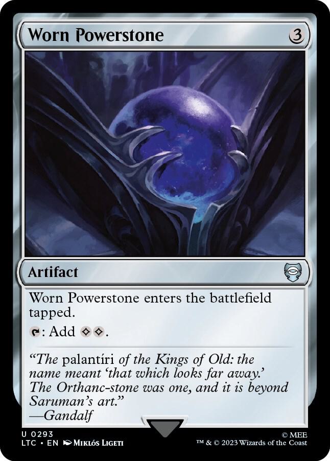Worn Powerstone (293) [Tales of Middle-earth Commander]