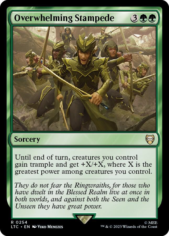 Overwhelming Stampede (254) [Tales of Middle-earth Commander]
