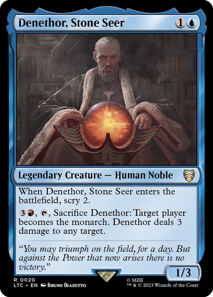 Denethor, Stone Seer (20) [Tales of Middle-earth Commander]