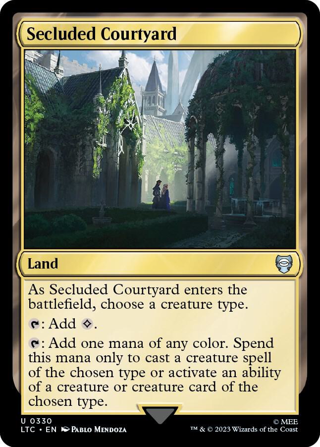 Secluded Courtyard (330) [Tales of Middle-earth Commander]