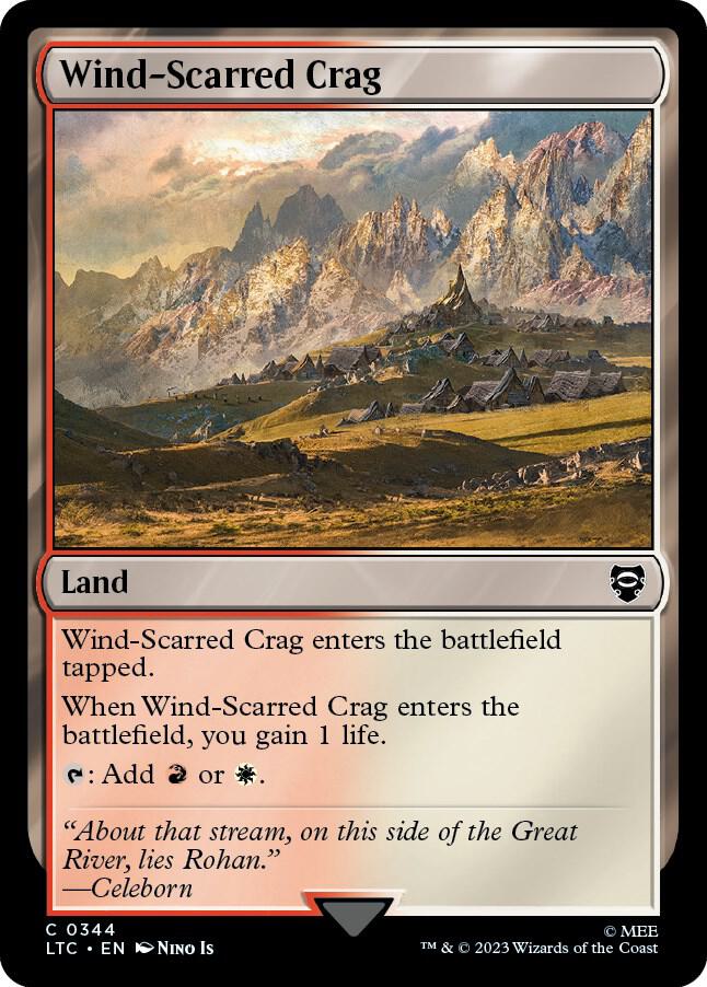 Wind-Scarred Crag (344) [Tales of Middle-earth Commander]