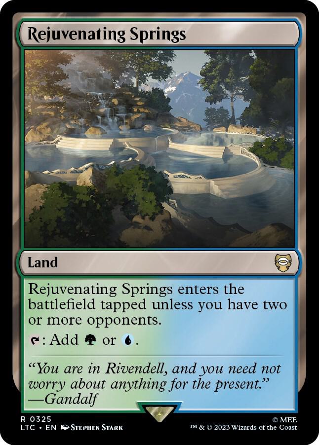 Rejuvenating Springs (325) [Tales of Middle-earth Commander]