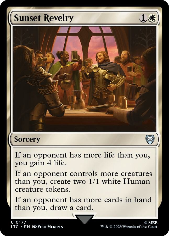 Sunset Revelry (177) [Tales of Middle-earth Commander]