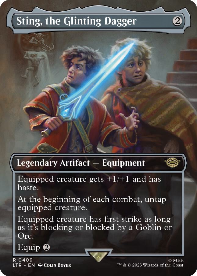 Sting, the Glinting Dagger (Borderless) (409) [The Lord of the Rings: Tales of Middle-earth] [Borderless]