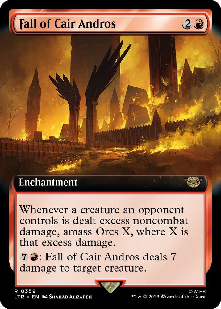 Fall of Cair Andros (Extended Art) (359) [The Lord of the Rings: Tales of Middle-earth] [Extended Art]