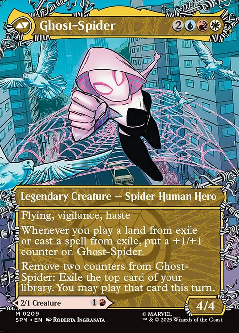 Gwen Stacy (0209) (Borderless) [Marvel's Spider-Man] Reverse