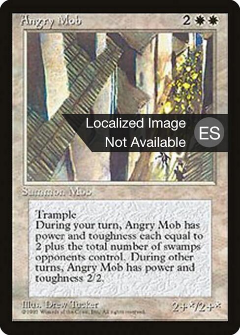 Angry Mob (3) [Fourth Edition Foreign Black Border]