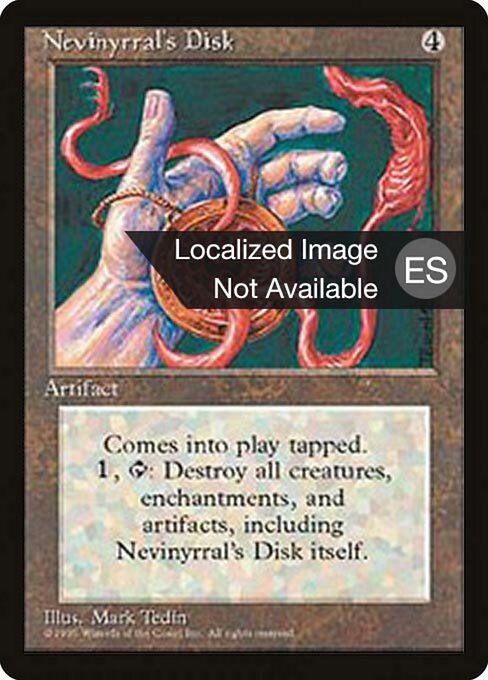 Nevinyrral's Disk (338) [Fourth Edition Foreign Black Border]