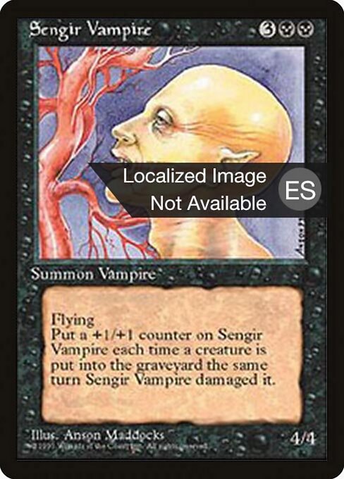 Sengir Vampire (160) [Fourth Edition Foreign Black Border]