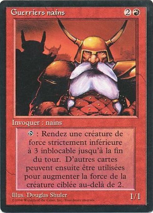 Dwarven Warriors (144) [Foreign Black Border]