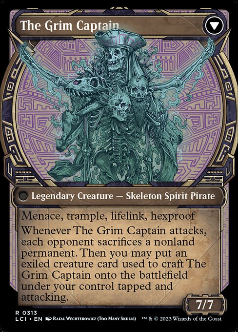 Throne of the Grim Captain (Showcase) (313) [The Lost Caverns of Ixalan] [Showcase] Reverse