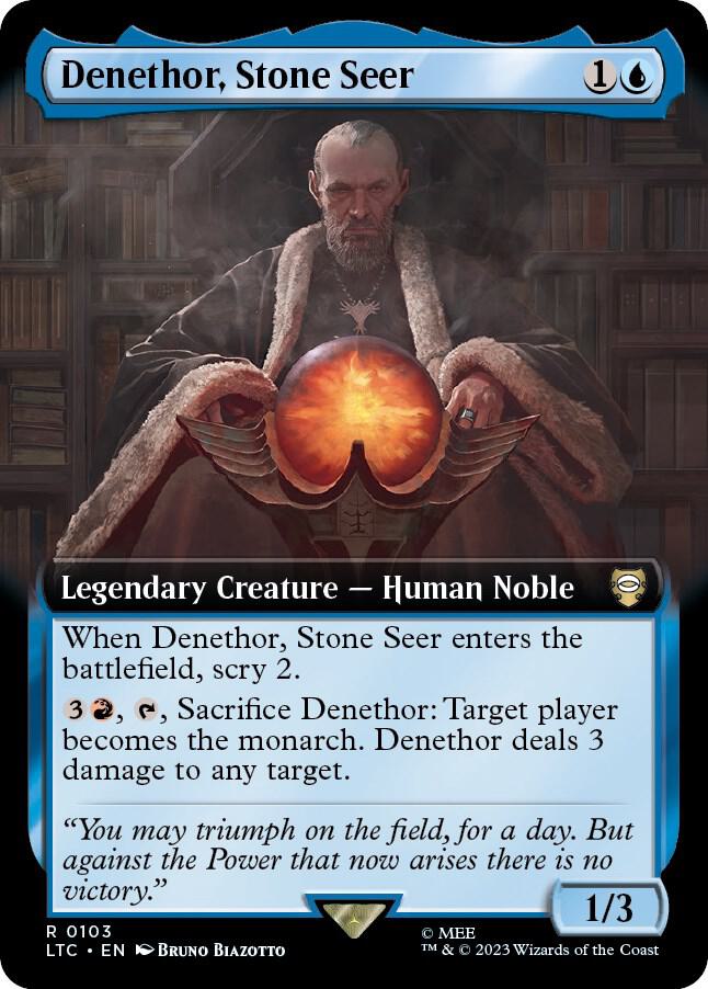 Denethor, Stone Seer (Extended Art) (103) [Tales of Middle-earth Commander] [Extended Art]