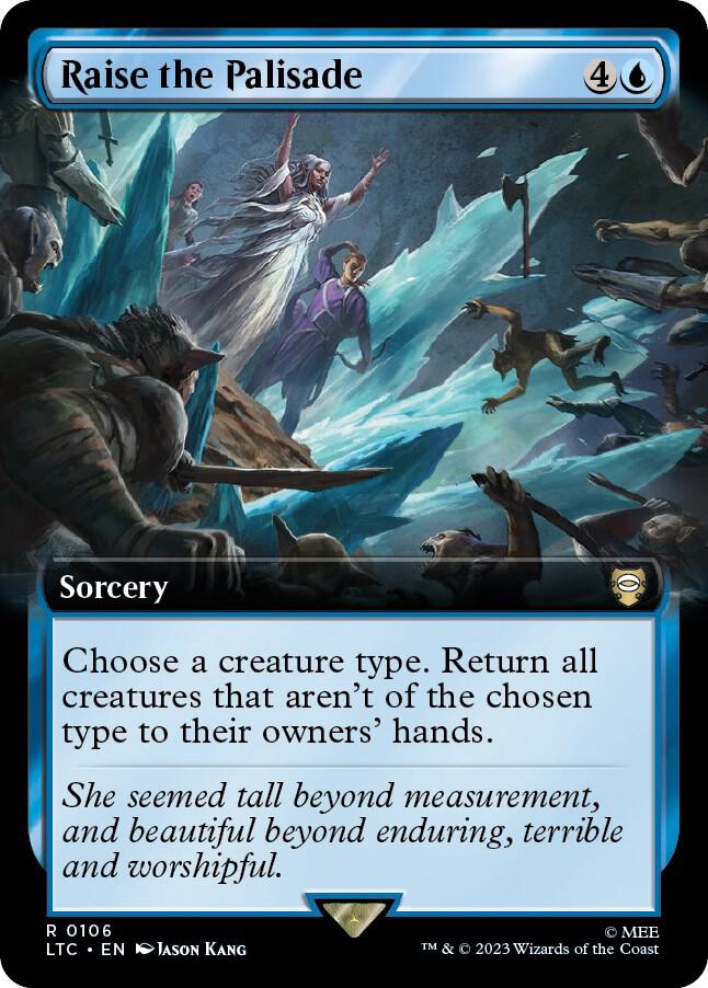 Raise the Palisade (Extended Art) (106) [Tales of Middle-earth Commander] [Extended Art]