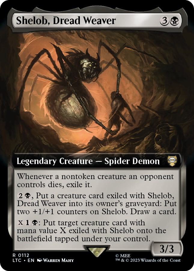 Shelob, Dread Weaver (Extended Art) (112) [Tales of Middle-earth Commander] [Extended Art]