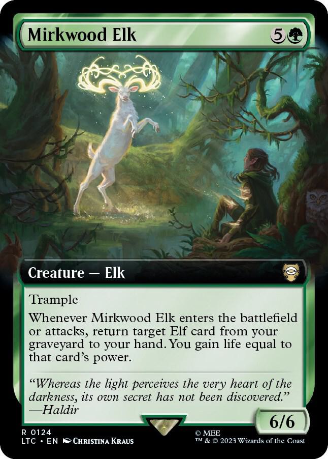 Mirkwood Elk (Extended Art) (124) [Tales of Middle-earth Commander] [Extended Art]