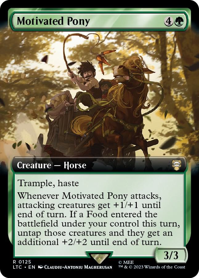 Motivated Pony (Extended Art) (125) [Tales of Middle-earth Commander] [Extended Art]