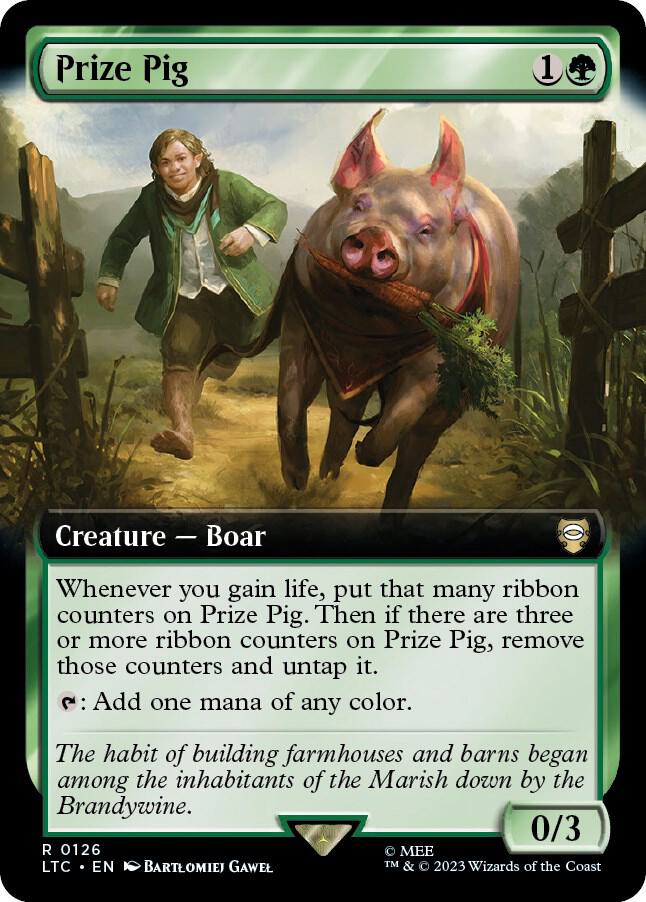 Prize Pig (Extended Art) (126) [Tales of Middle-earth Commander] [Extended Art]