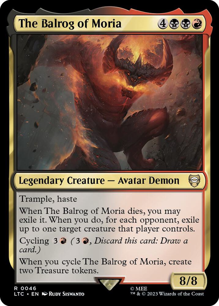 The Balrog of Moria (46) [Tales of Middle-earth Commander]