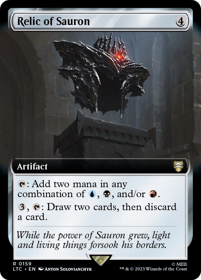 Relic of Sauron (Extended Art) (159) [Tales of Middle-earth Commander] [Extended Art]