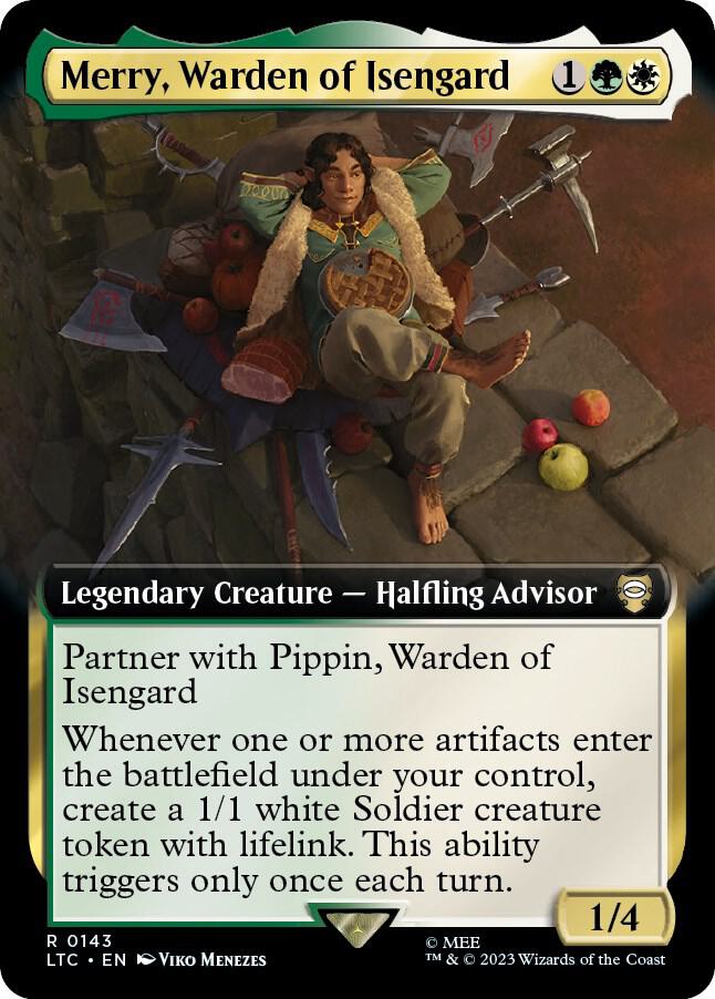 Merry, Warden of Isengard (Extended Art) (143) [Tales of Middle-earth Commander] [Extended Art]