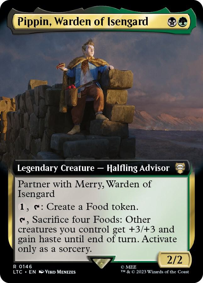 Pippin, Warden of Isengard (Extended Art) (146) [Tales of Middle-earth Commander] [Extended Art]