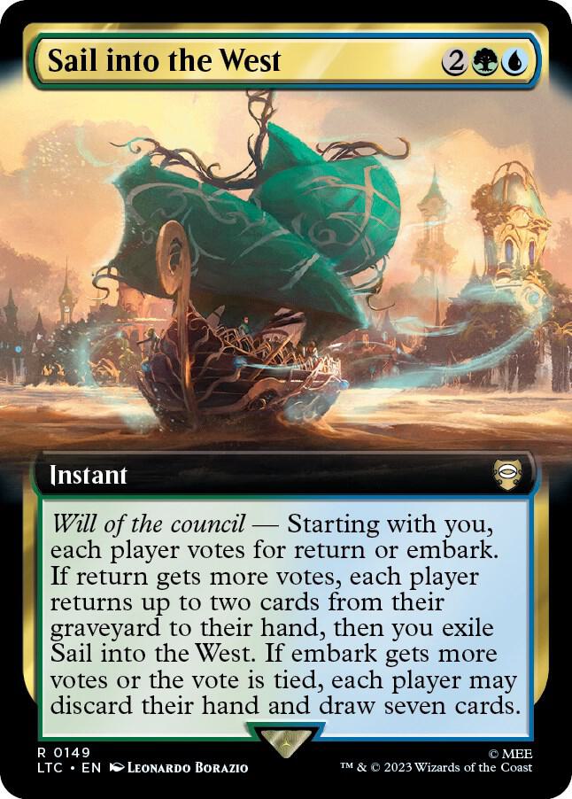 Sail into the West (Extended Art) (149) [Tales of Middle-earth Commander] [Extended Art]