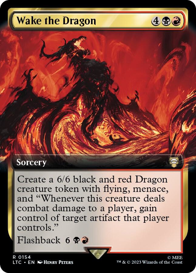 Wake the Dragon (Extended Art) (154) [Tales of Middle-earth Commander] [Extended Art]